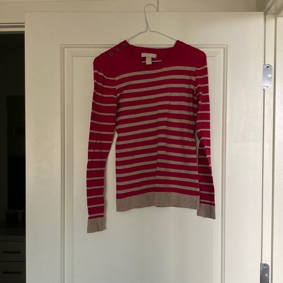 Banana Republic cotton striped sweater - Picture 1 of 3